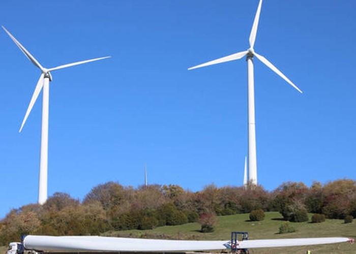 Most powered on-shore wind turbine in the world.